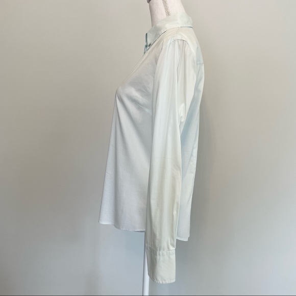 Chiara Laverda Botton Down Blouse | Made In Italy | Euro 46 - Picture 3 of 8